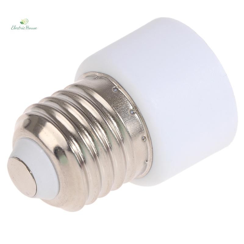 [Nhà Điện] 220V E27 ABS Trắng Kết Nối Phụ Kiện US / EU Cắm Vít Bóng Đèn Đế Adapter mới