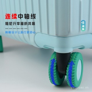 Vỏ bảo vệ bánh xe hành lý Vỏ bảo vệ bánh xe silicon, giảm tiếng ồn, giảm rung, vỏ bảo vệ lốp hành lý