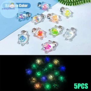 Pufangbliss 5 Chiếc Dễ Thương Dạ Quang Rùa Trang Trí Nhà Cửa Thủ Công Thu Nhỏ Các Bức Tượng Nhỏ Để Bàn Đồ Trang Trí Nhỏ Phụ Kiện Quà Tặng VN
