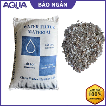 1 Ký Sỏi Lọc Nước - Lọc nước phèn, nước giếng khoan - Vật liệu lọc nước