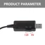 Niki USB sang DC- Cáp nguồn USB sang 8 CÁI Dây sạc DC-Jack DC5V sang 12V 9V
