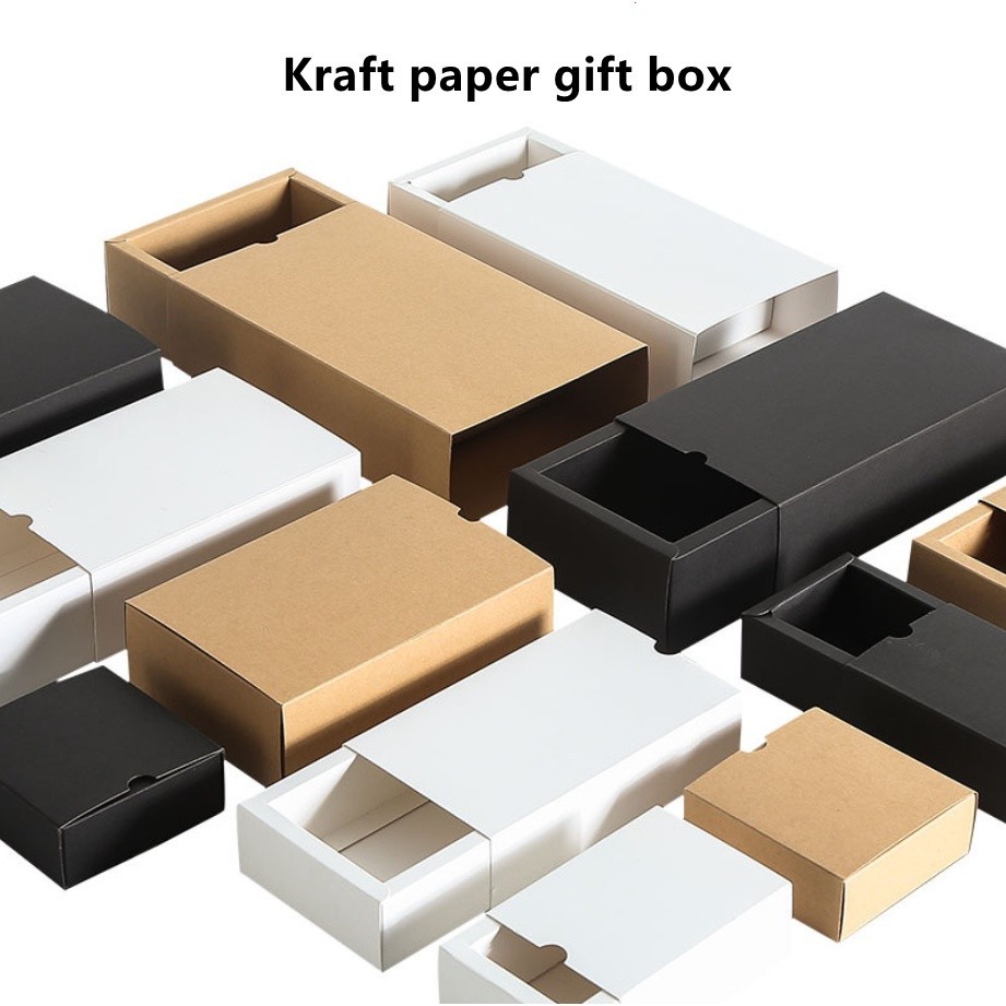 1 Hộp Giấy Kraft Đựng Đồ Đa Năng Chất Lượng FE123