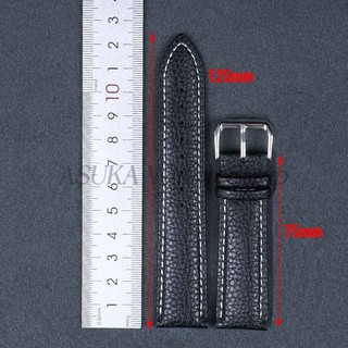 Dây đeo đồng hồ bằng da thật đa năng 12-24mm 16mm 18mm 19mm 20mm 21mm 22mm 24mm Dây đeo đồng hồ bằng da bắp chân mềm Dây đeo đồng hồ đeo tay nữ họa tiết vải lanh cổ điển