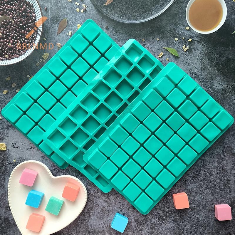 Rrlnmd 40 Sâu Răng Vuông Khuôn Silicon Cho DIY Caramel Kẹo Sô Cô La Truffles Thạch Khay Đá Khuôn Bánh Nướng Trang Trí Dụng Cụ MỚI