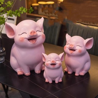 DELMERHOME Pig Pig Pig Pig Bank, Hộp tiết kiệm có thể mở được, Phim hoạt hình trang trí bền bỉ Đồ trang trí lợn cung hoàng đạo dung tích lớn Năm mới