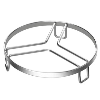 Giá để chảo hấp METALWRK, Giá hấp nhà bếp bằng thép không gỉ tròn, Khay hấp trứng có thể xếp chồng lên nhau đa chức năng