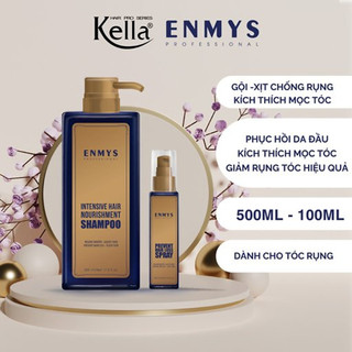 Dầu gội chống rụng và kích thích mọc tóc Enmys Intensive Hair Nourishment Shampoo 500ml [ TN ]