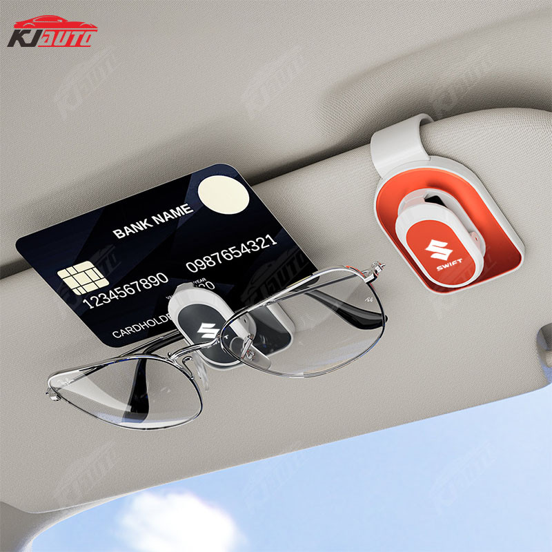 Suzuki Swift Kính Xe Ô Tô Kẹp Kính Mát Hộp Bảo Quản Thẻ Vé Kẹp Người Tổ Chức Phụ Kiện Xe Hơi
