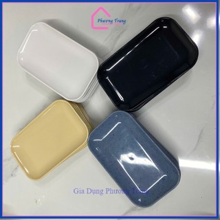 COMBO 10 Khay đựng khăn ướt, khay chữ nhật đựng khăn giấy, khay chữ nhật melamine - Phương Trang