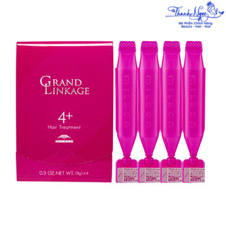 Kem dưỡng Collagen suôn mượt dùng tại nhà Milbon Grand Linkage Hair Treatment 4+ 4x9g ( New 2023 ) [ TN ]