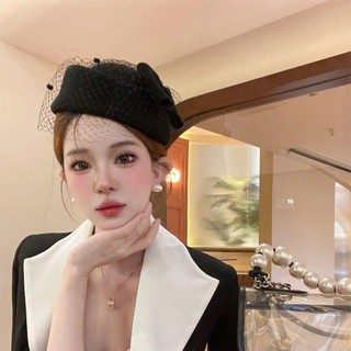Mũ Fascinator phong cách Anh có tấm che mặt - Trang phục cô dâu sang trọng