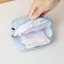 Túi đựng đồ trang điểm nhỏ DUSKGLOW, Túi đựng khăn ăn vệ sinh bằng vải Cotton, Túi ly hợp Mini Coquette nơ dành cho nữ