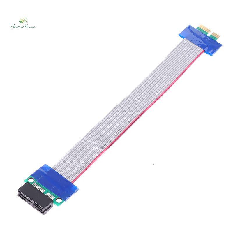 [Nhà Điện] PCI Expres X1 PCI E Riser Card Extender Extension Ribbon Linh Hoạt Relocate Ribbon PCIE Cáp Nối Dài Bộ Chuyển Đổi mới