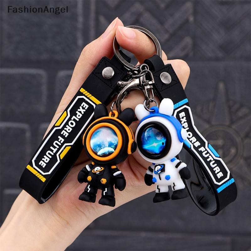 Fashionangel Hoạt Hình Dễ Thương Phi Hành Gia Gấu Móc Khóa Tinh Tế Đơn Giản Cặp Đôi Búp Bê Mặt Dây Chuyền Sáng Tạo Ba Lô Trang Trí Phụ Kiện Quà Tặng VN