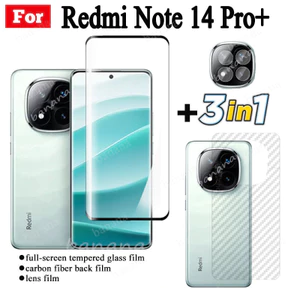 3 trong 1 kính cường lực cho Redmi Note 14 Pro/Note 13 Pro+ kèm bảo vệ màn hình và ống kính camera