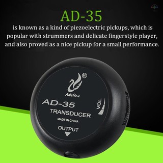 Ad-35 Mini Âm Thanh Pick-up Piezo Khuếch Đại Transducer Stick Piezo Pickup Cho Đàn Guitar Acoustic Ukulele Violin Cello Banjo