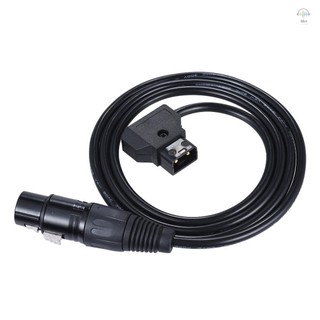 Andoer 100cm / 3.3ft D-Tap Nam Sang XLR 4 Chân Nữ Bộ Chuyển Đổi Nguồn Điện Dây Cáp Cho V-mount Pin Tấm Máy Quay Màn Hình