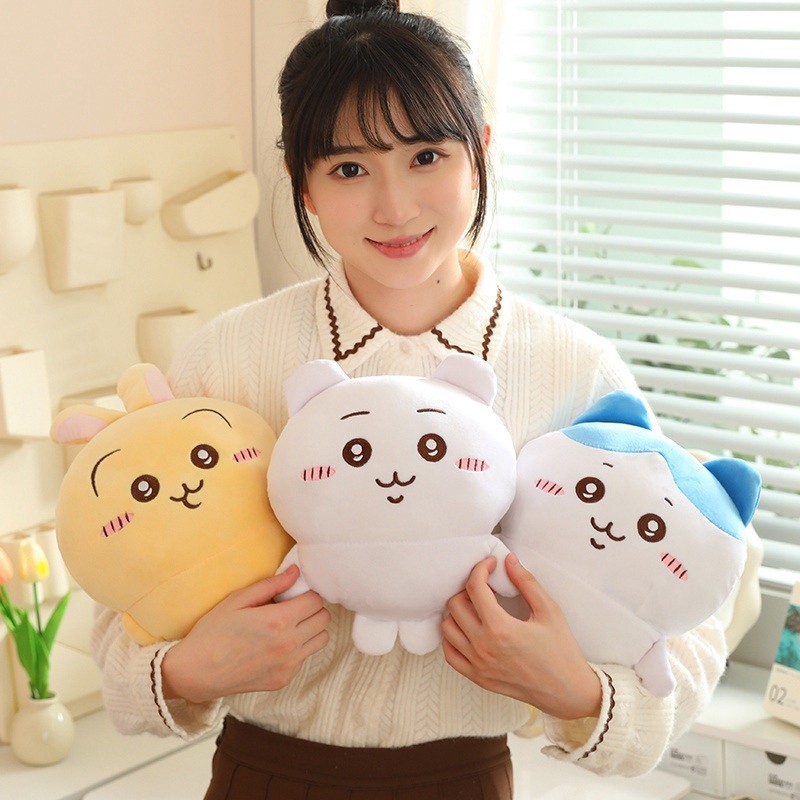 Chiikawa Sang Trọng Đồ Chơi 10-30CM Mềm Chiikawa Sang Trọng PP Cotton Búp Bê Gối Trang Trí Nhà Sofa Đệm Đồ Trang Trí