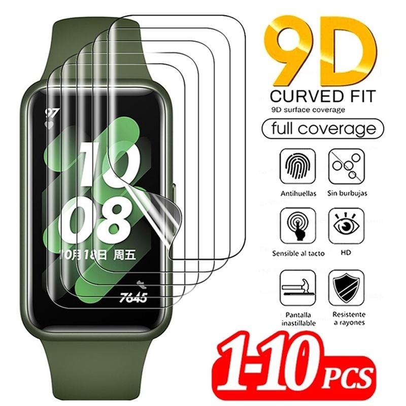 Hydrogel Phim Cho Huawei Band 11 Pro 10 9 8 Fit 4 3 Miếng Dán Bảo Vệ Màn Hình Mềm Cho Huawei Band 9 8 Không Kính