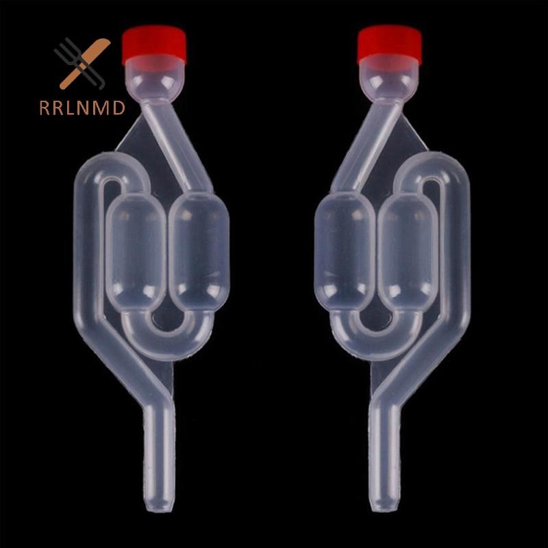 Rrlnmd Rượu Lên Men Airlock Van Nhựa Một Chiều Xả Cói Bia Bia Công Cụ MỚI