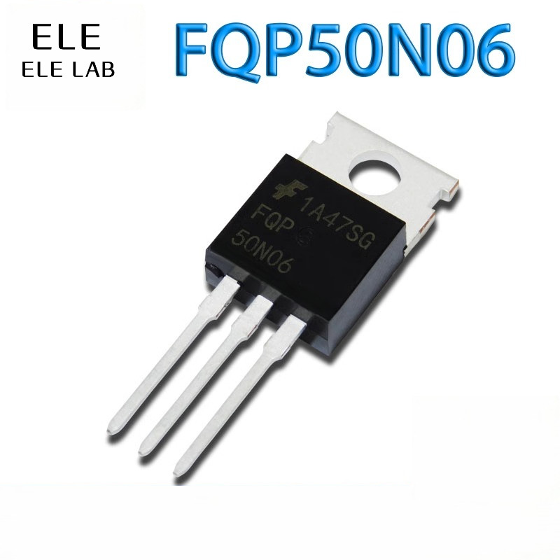 10 / 5 Cái FQP50N06 50N06 MOSFET N-Channel TO-220 50A 60V chính hãng để