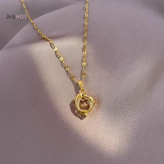 Julyhot Cặp Đôi Mẹ Và Con Cá Heo Đánh Zircon Mặt Dây Chuyền Vòng Cổ Cho Nữ Không Phai Màu Trái Tim Động Vật Trang Sức Trẻ Em Quà Tặng Sinh Nhật Massivedeals