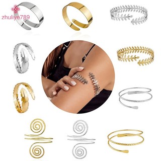 < zhuliye789 > Vòng tay thời trang dành cho nữ Cô gái Tinh thần mở cánh tay trên Vòng tay Vòng tay có thể điều chỉnh đơn giản