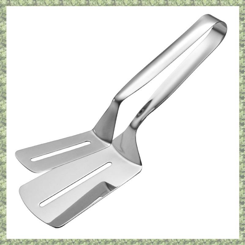 (C Z G L) Kẹp Xẻng Hai Mặt Bằng Thép Không Gỉ, Thìa Inox Kẹp Bếp, Kẹp Nướng Lật Thìa Kẹp