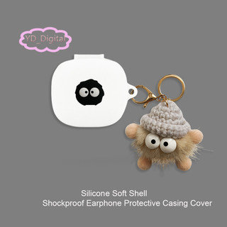 Dành cho Baseus Eli 10i Fit Vỏ tai nghe mở tai Tai nghe silicon Vỏ mềm Tai nghe hoạt hình Pikachu dễ thương Vỏ bảo vệ Vỏ bảo vệ chống nước có mặt dây chuyền