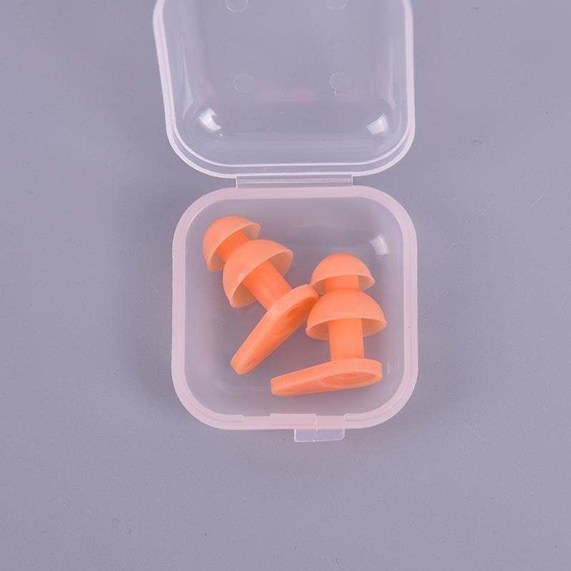 TMOY 1 Cặp Nút Tai Silicon Chống Thấm Nước Nút Tai Thể Thao Dưới Nước Phụ Kiện Bơi lội TCVN