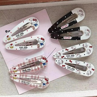 Cô Gái Trái Tim Kẹp Tóc Chấm Bi Kẻ Sọc kitty Mèo Kẹp Tóc Kẹp Tóc