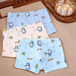 2025 Doremon Bé Trai Cotton Boxer Quần Short Với Họa Tiết Khủng Long Vui Nhộn Đồ Lót Thoải Mái Cho Trẻ Tập Đi Và Trẻ Em