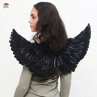 Trang phục đôi cánh thiên thần trắng có băng đô và đôi cánh thiên thần Fairy Stick để trang trí tiệc ngày lễ