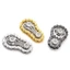 ORDOBOX Bánh đà Con quay đầu ngón tay, Xích xe đạp kim loại EDC Spinner Bánh xích Fidget Spinner, Phong cách mới lạ Antistress Lo âu Dây xích bền Fidget Spinner Người lớn