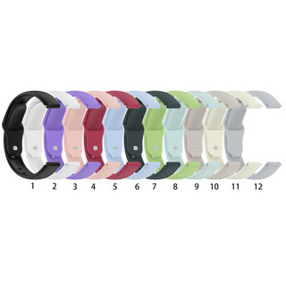 Dây đeo silicon có vỏ cho Xiaomi Mi Band 10 9 8 Dây đeo đồng hồ cho Miband 10 / 9 / 8 Phiên bản gốm Thời trang Dây đeo cổ tay màu trơn