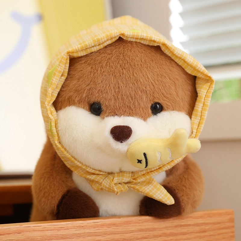 Kawaii Otter Đồ Chơi Sang Trọng Bánh Mì Vui Nhộn Taiyaki Otter Búp Bê Sang Trọng Dễ Thương Gia Đình Otter Đồ Chơi Nhồi Bông Trang Trí Phòng Ngủ Nhà Búp Bê JOOKI Mềm Đồ Chơi Cho Bé Bạn Gái Quà Tặng Sinh Nhật Quà Tặng Giáng Sinh COD