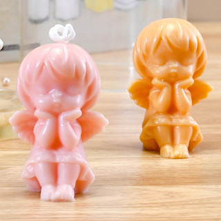 Khuôn Silicon 3D thiên thần làm nến thơm, làm bánh sô cô la