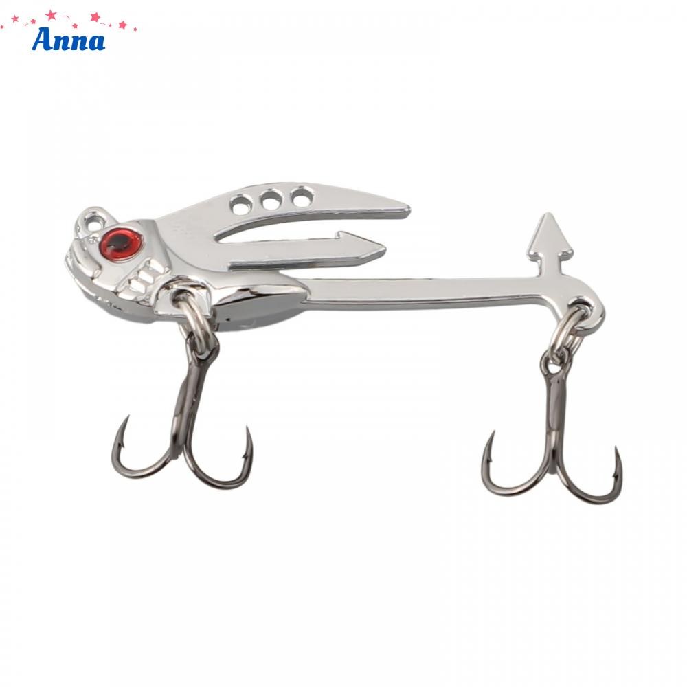 【Anna】Metal Bait Adjustable Action Fishing Spoon Lures Long Cast Vib Road Bait