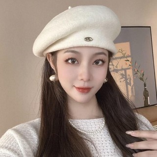 Mũ nồi len retro mềm mại, thanh lịch cho mùa thu đông