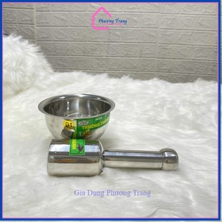Bộ cối chày bằng Inox cao cấp, gồm cối và chày - Phương Trang