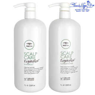 Bộ gội xả dưỡng tóc chắc khỏe, kích thích mọc tóc Tea Tree Paul Mitchell Scalp Care anti-thinning 1000mlx2 [ TN ]
