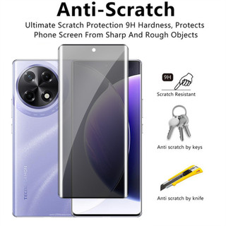 3d Cong EdgeTempered Kính Bảo Vệ Màn Hình Cho Tecno Camon 30 S Pro 30S 4G 5G 2024 Full Cover Phim Cho TecnoCamon30 Camon30S 30SPro 30S Pro Camon40 Pro Phim Kính Trong Suốt Chống Gián Điệp