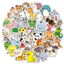 Combo 50 Nhãn Dán Sticker Hình Con Voi, động Vật Ngộ Nghĩnh Cute Trang Trí Máy Tính, điện Thoại, Bìa Sách