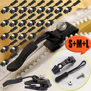 Bộ dụng cụ sửa chữa dây kéo đa năng - Khóa kéo trượt thay thế - Dành cho túi áo khoác May miễn phí - Đầu dây kéo có thể tháo rời tức thì nhanh - 3 kích thước khác nhau
