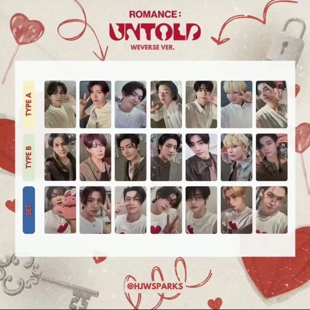 Enhypen ROMANCE: UNTOLD Full Album thứ 2 WEVERSE Ver (Mã QR đã hết hạn)