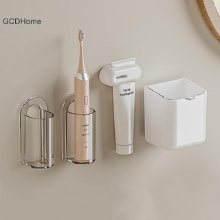 Gcdhome Giá đỡ bàn chải đánh răng điện Giá đỡ bàn chải đánh răng treo tường Tiết kiệm không gian Phòng tắm sắp xếp phụ kiện Hộp lưu trữ HOT