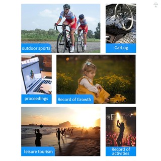 Camera thân 1080P có ghi âm và quay Video Camera Video Mini có thể đeo được với 180° Kẹp lưng ống kính xoay Giá đỡ xe đạp để thực thi pháp luật Giao hàng Du lịch cá nhân