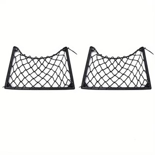 NOOKSTORY 1 Cái Bảo Quản Ô Tô, Giá Đựng Tạp Chí Lưới Co Giãn, Lớn 31x21cm Đen Hàng Hóa Lưới Xe Buýt Phụ Kiện