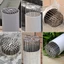 YYlingx YYLINGX Ống thoát nước sàn, Vỏ thoát nước ban công tròn bằng thép không gỉ, Ngoài trời Chống chặn Dịch chuyển lớn trên nóc ống mưa Nắp ống thoát nước Lắp ống nước