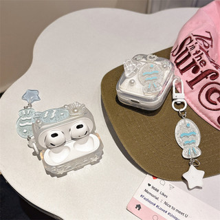 Vỏ cá cho Airpods4 AirPods 1 / 2 3 Pro Pro2 pro3 Bộ tai nghe Bluetooth không dây Vỏ bảo vệ tai nghe AirPods Pro i3 i4 pro3